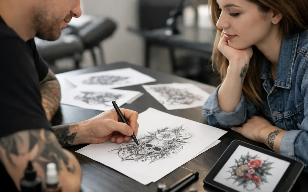 Eigen tattoo ontwerp laten maken: zo werkt het