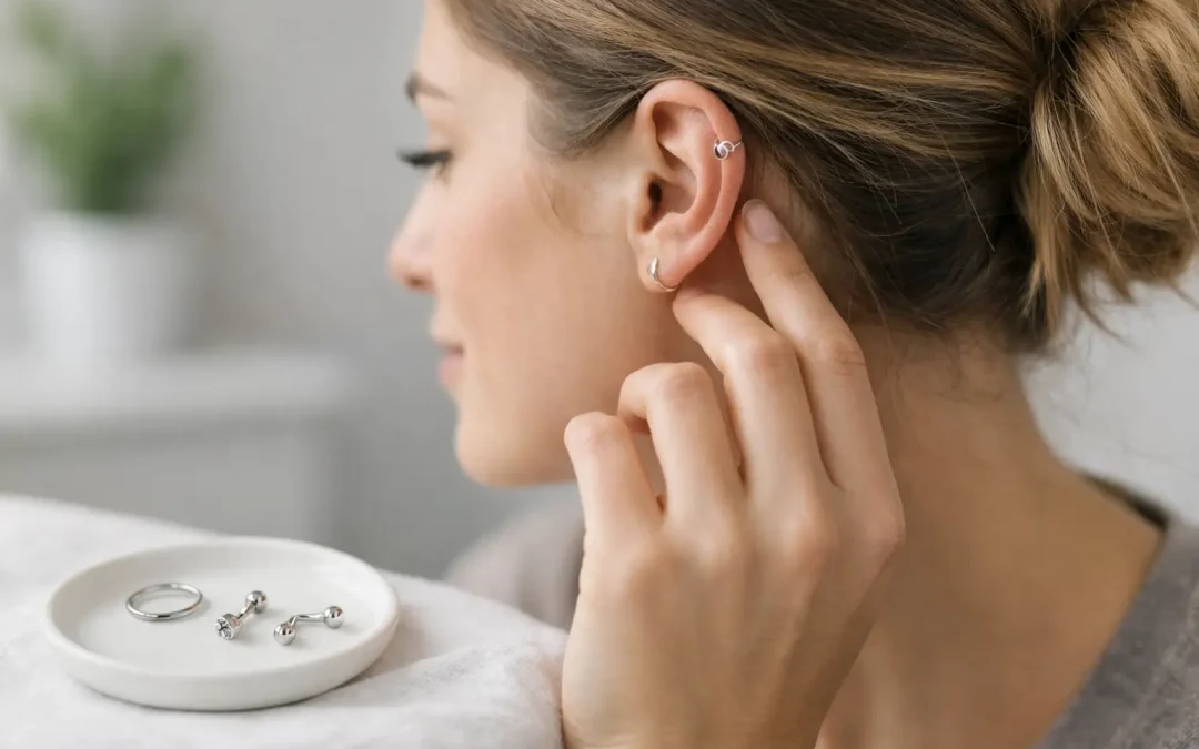 Hoe lang geneest een piercing na het zetten?