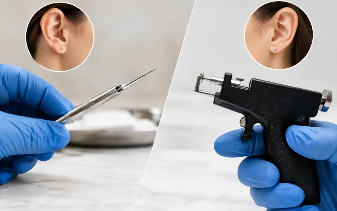 Piercing naald versus pistool uitgelegd