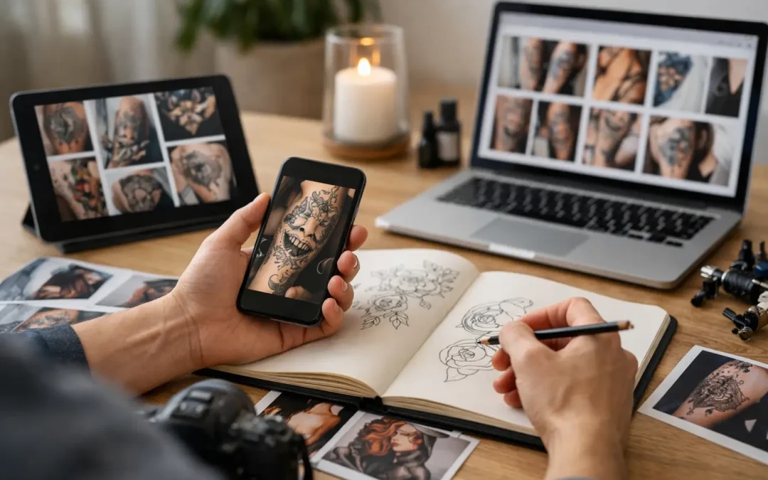 Tattoo inspiratie verzamelen zonder te kopiëren